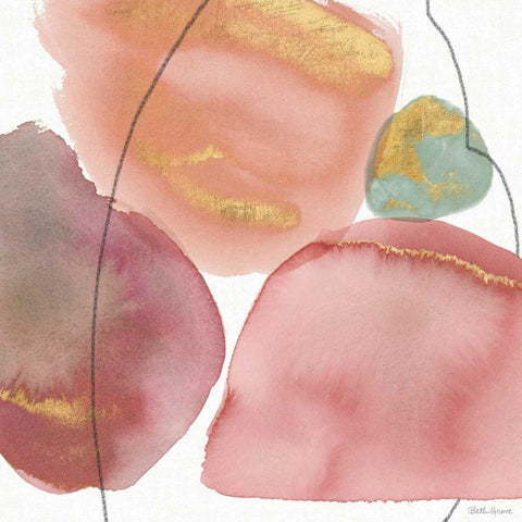 Petal Passion XI Black Ornate Wood Framed Art Print with Double Matting by Grove, Beth