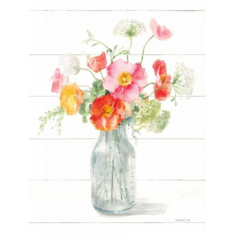 Homegrown Summer II Gold Ornate Wood Framed Art Print with Double Matting by Nai, Danhui