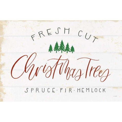 Christmas Farm V Gold Ornate Wood Framed Art Print with Double Matting by Wiens, James