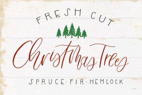 Christmas Farm V Black Ornate Wood Framed Art Print with Double Matting by Wiens, James