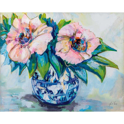 Charming Gold Ornate Wood Framed Art Print with Double Matting by Vertentes, Jeanette