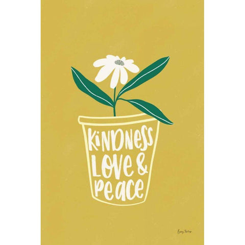 Home Grown II Black Modern Wood Framed Art Print by Thorns, Becky