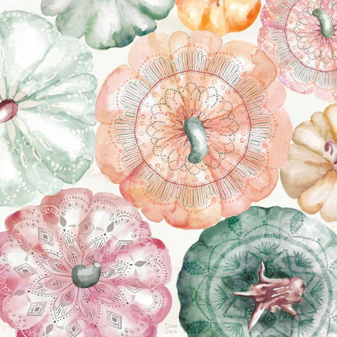 Harvest Touch III Black Modern Wood Framed Art Print with Double Matting by June, Dina