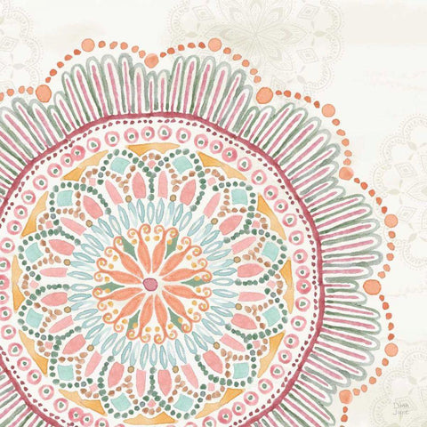 Harvest Touch IX Gold Ornate Wood Framed Art Print with Double Matting by June, Dina