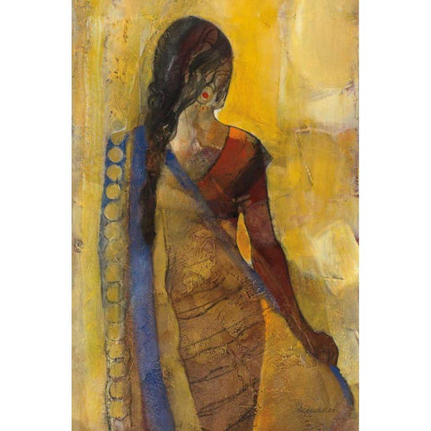 Women of the World I Gold Ornate Wood Framed Art Print with Double Matting by Hristova, Albena