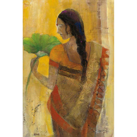 Women of the World II Gold Ornate Wood Framed Art Print with Double Matting by Hristova, Albena