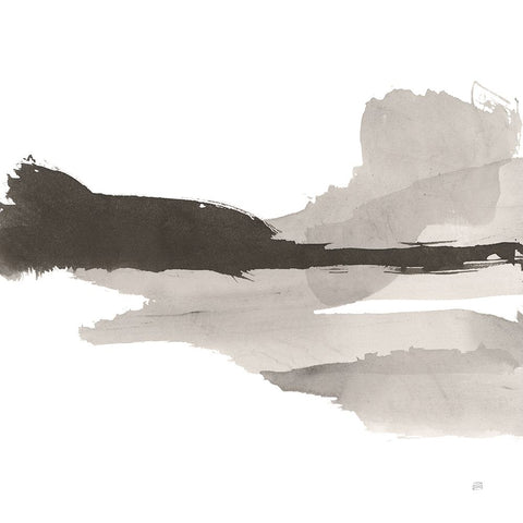 Black and White Classic I White Modern Wood Framed Art Print with Double Matting by Paschke, Chris