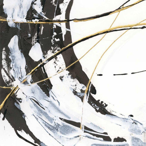 Continuum I Black Ornate Wood Framed Art Print with Double Matting by Paschke, Chris