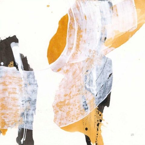 Resistance II White Modern Wood Framed Art Print by Paschke, Chris