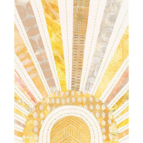 Boho Sunshine I Gold Ornate Wood Framed Art Print with Double Matting by Prahl, Courtney