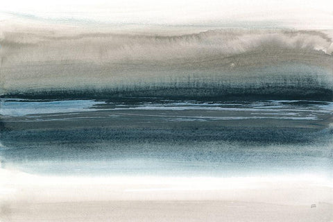 End of Day III White Modern Wood Framed Art Print with Double Matting by Paschke, Chris