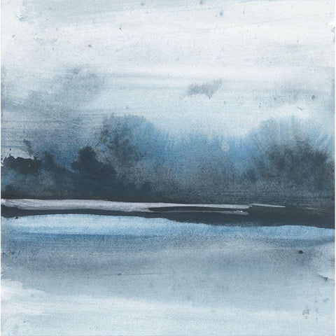 Before Dark I Gold Ornate Wood Framed Art Print with Double Matting by Paschke, Chris