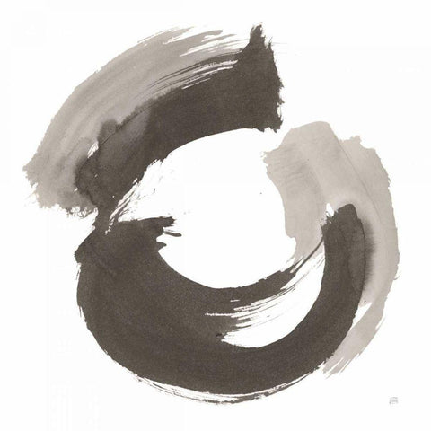 Endless I Black Ornate Wood Framed Art Print with Double Matting by Paschke, Chris