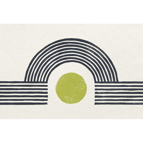 Rainbow Bridge II Gold Ornate Wood Framed Art Print with Double Matting by Hershey, Moira