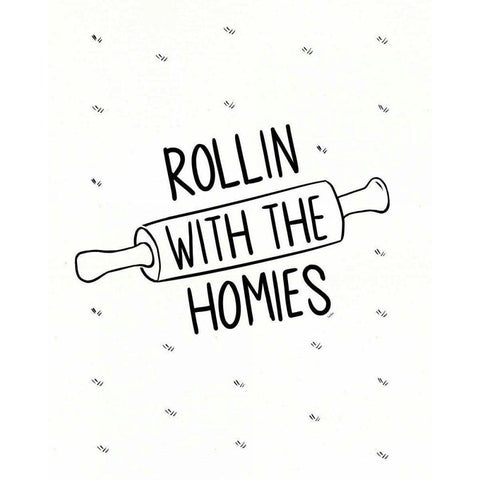 Kitchen Etiquette VI White Modern Wood Framed Art Print by York, Leah