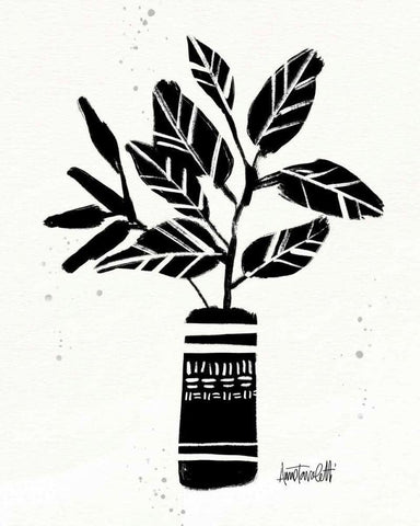 Botanical Sketches VI Black Ornate Wood Framed Art Print with Double Matting by Tavoletti, Anne
