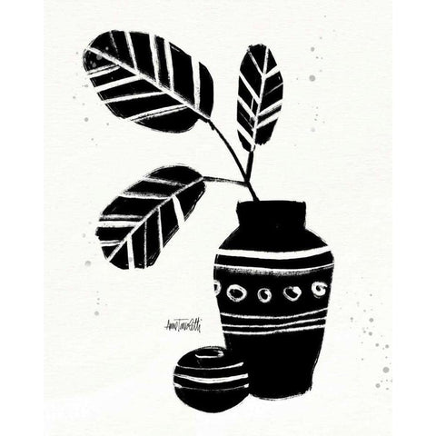 Botanical Sketches VIII White Modern Wood Framed Art Print by Tavoletti, Anne