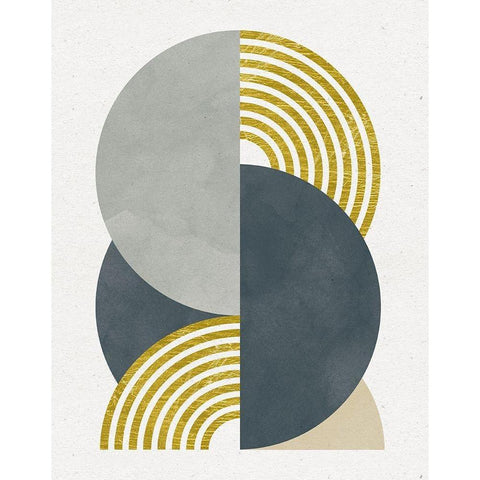 Deco Glam I White Modern Wood Framed Art Print by Hershey, Moira