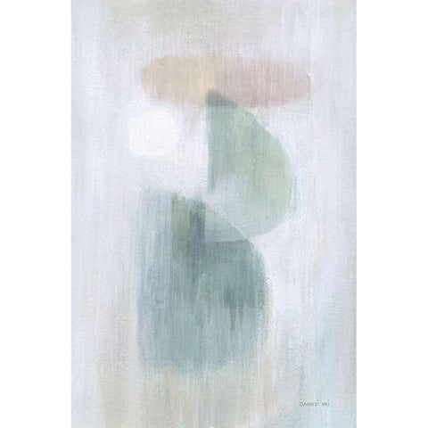 Obscurity II White Modern Wood Framed Art Print by Nai, Danhui