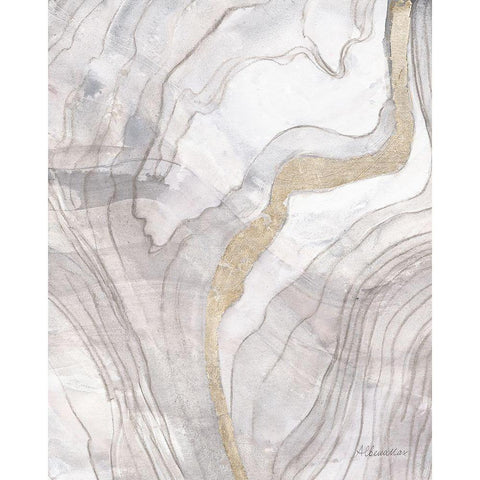 Shimmering Water II Neutral White Modern Wood Framed Art Print by Hristova, Albena