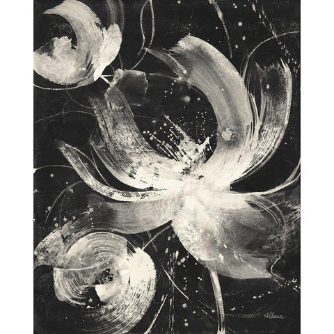 Bold III Dark Vertical White Modern Wood Framed Art Print by Hristova, Albena