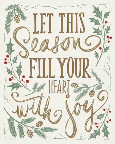 Wonderful Time IV Light Heart White Modern Wood Framed Art Print with Double Matting by Tavoletti, Anne