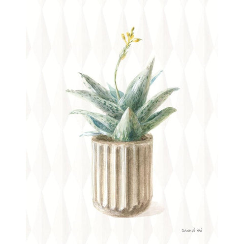 Desert Greenhouse XX Black Modern Wood Framed Art Print by Nai, Danhui