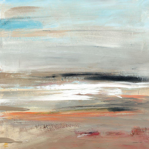 Earth Black Modern Wood Framed Art Print by Nai, Danhui