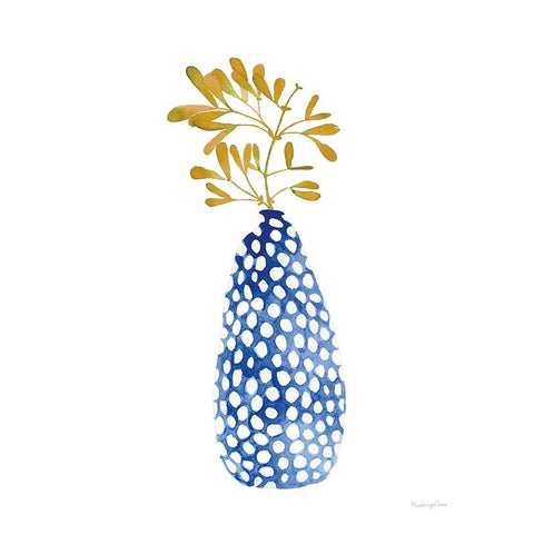 Modern Nature II Black Modern Wood Framed Art Print by Charro, Mercedes Lopez