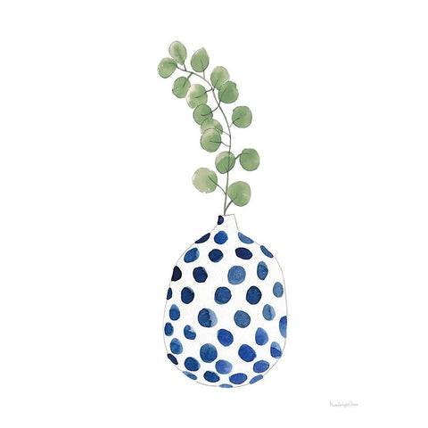Modern Nature III Black Modern Wood Framed Art Print with Double Matting by Charro, Mercedes Lopez