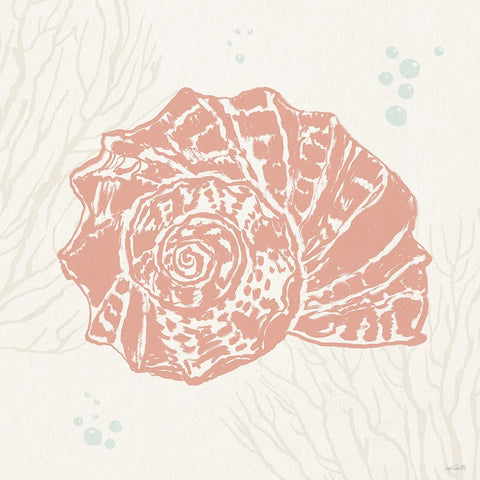 Seaside Style IX White Modern Wood Framed Art Print with Double Matting by Tavoletti, Anne