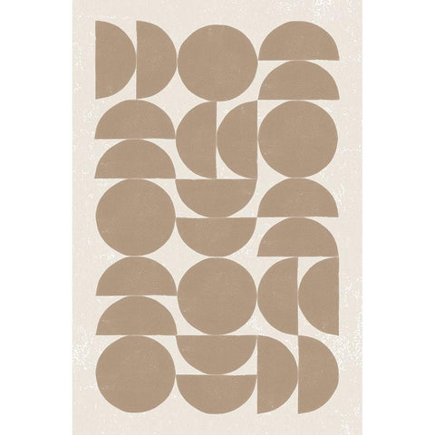 Make it Mod II v2 White Modern Wood Framed Art Print by Hershey, Moira