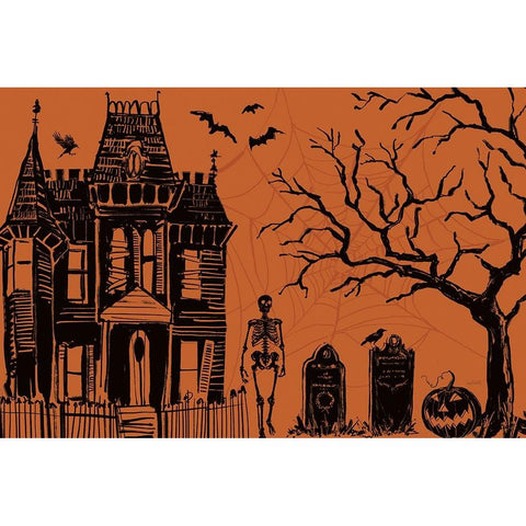 Haunted I White Modern Wood Framed Art Print by Tavoletti, Anne