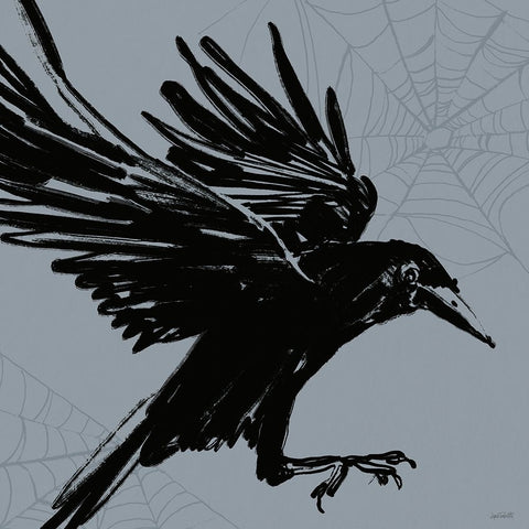 Haunted VI Black Ornate Wood Framed Art Print with Double Matting by Tavoletti, Anne