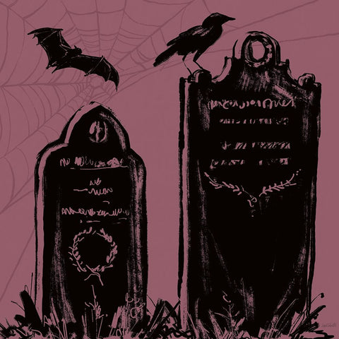 Haunted VIII White Modern Wood Framed Art Print with Double Matting by Tavoletti, Anne