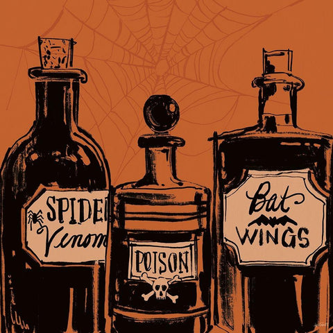 Haunted IX Black Modern Wood Framed Art Print by Tavoletti, Anne