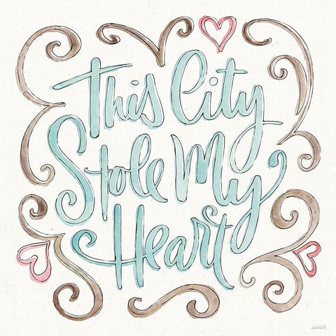 Vintage Travel VII Black Ornate Wood Framed Art Print with Double Matting by Tavoletti, Anne