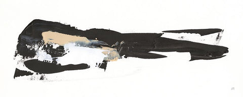 Scraping By IV Black Modern Wood Framed Art Print by Paschke, Chris