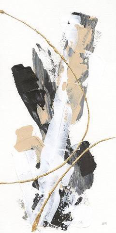 Composite II Black Modern Wood Framed Art Print by Paschke, Chris