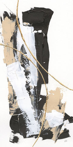 Composite III Black Modern Wood Framed Art Print by Paschke, Chris