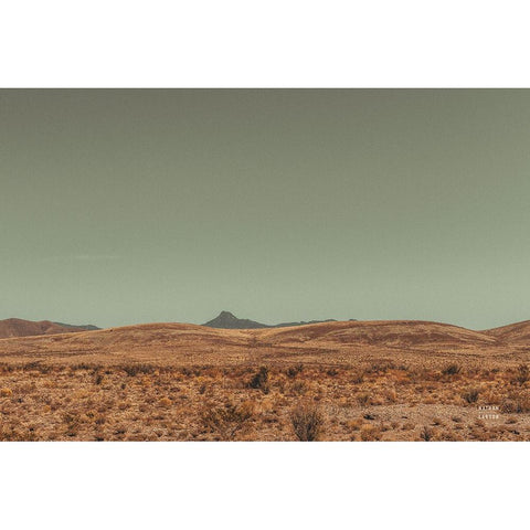 Welcome II Black Modern Wood Framed Art Print with Double Matting by Larson, Nathan