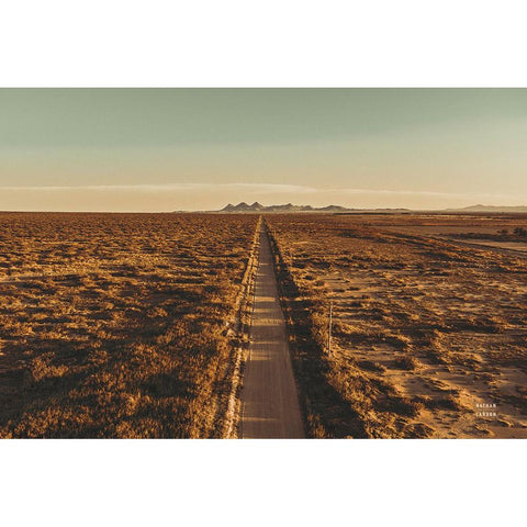 Welcome VI Gold Ornate Wood Framed Art Print with Double Matting by Larson, Nathan