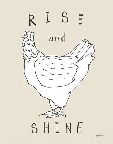 Roost II Black Ornate Wood Framed Art Print with Double Matting by Tillmon, Avery