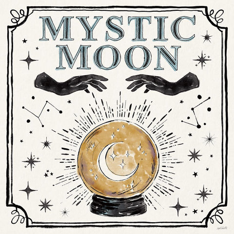 Mystic Moon IV Black Modern Wood Framed Art Print by Tavoletti, Anne