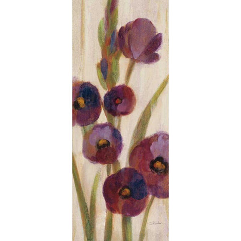 Frosted Bloom in Neutral II Crop White Modern Wood Framed Art Print by Vassileva, Silvia