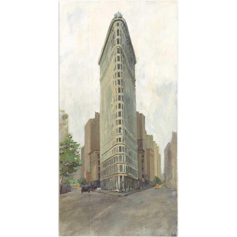 Downtown White Modern Wood Framed Art Print by Tillmon, Avery