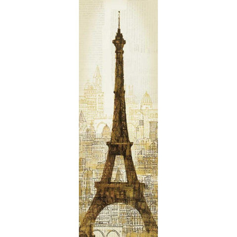 5th Avenue Anatole White Modern Wood Framed Art Print by Tillmon, Avery