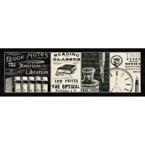 Librarian I White Modern Wood Framed Art Print by Pela Studio