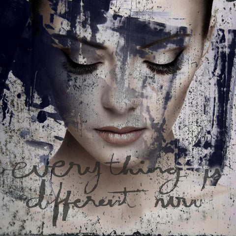 Patience White Modern Wood Framed Art Print by Baker, Micha