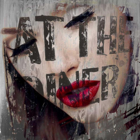 Regrets I Black Modern Wood Framed Art Print by Baker, Micha